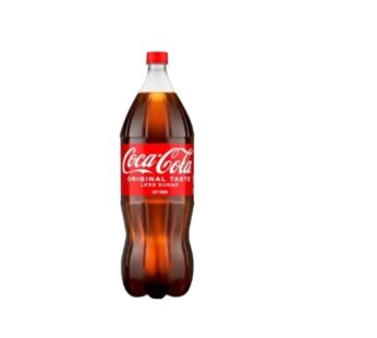 Coca-Cola Original Less Sugar Soft Drink Bottle 2L