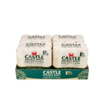 Castle Double Malt Pure Malt Lager Beer Cans 24 x 410ml