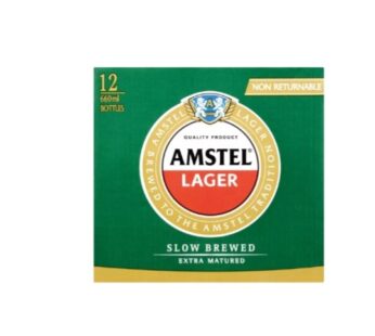 Amstel Lager Beer Bottles 12 x 660ml