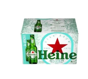 Heineken Silver Beer Bottles 24 x 330ml