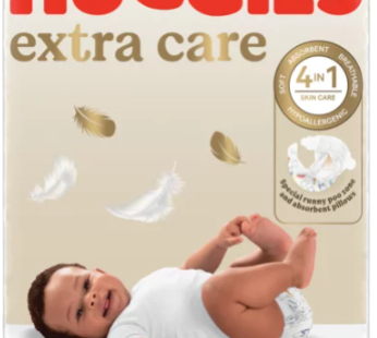 Huggies Extra Care Size 2 Disposable Nappies 66 Pack