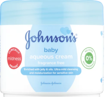 Johnson’s Fragrance Free Baby Aqueous Cream 350ml