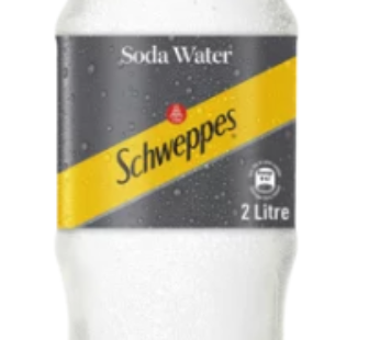 Schweppes Soda Water Bottle 2L