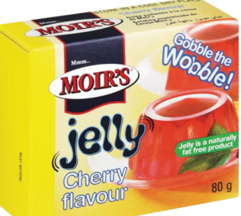 Moir’s Cherry Flavoured Jelly 80g