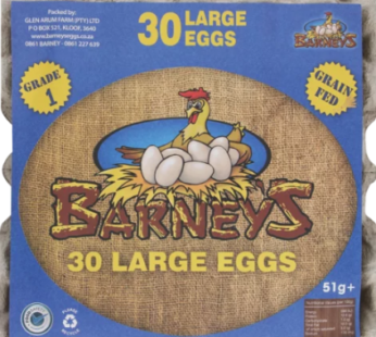 Barney’s Large Eggs 30 Pack