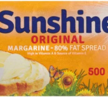 Sunshine D Original Margarine Brick 500g