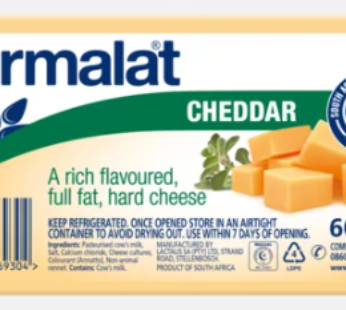 Parmalat Full Fat Cheddar Cheese Pack 600g