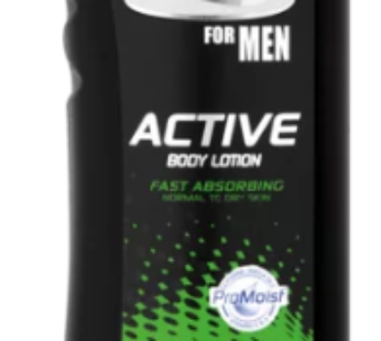 Clere For Men Active Hydro-Glycerine Moisture Body Lotion 400ml