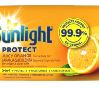Sunlight Protect Juicy Orange Face & Body Bar Soap 175g